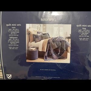 Daniel Cremieux quilt set in Maxwell pattern